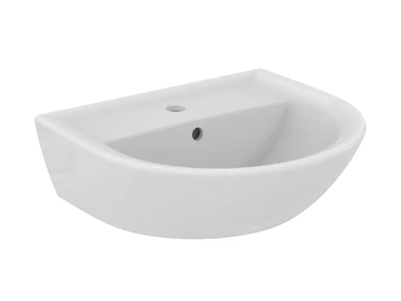 Ideal Standard Eurovit - Umyvadlo 50x44 cm, s přepadem, otvor pro baterii, bílá W332801