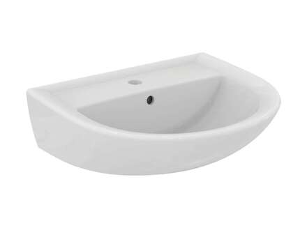 Ideal Standard Eurovit - Umyvadlo 55x46 cm, s přepadem, otvor pro baterii, bílá W332601