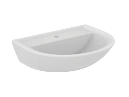 Ideal Standard Eurovit - Umyvadlo 60x47 cm, bez přepadu, otvor pro baterii, bílá W332501