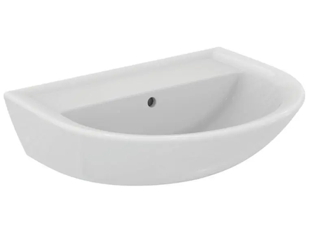 Ideal Standard Eurovit - Umyvadlo 60x47 cm, s přepadem, bez otvoru pro baterii, bílá W332401