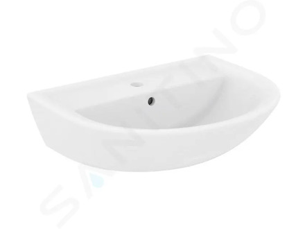 Ideal Standard Eurovit - Umyvadlo 60x47 cm, s přepadem, otvor pro baterii, bílá W332301