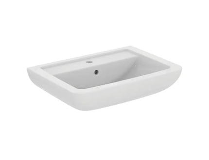 Ideal Standard Eurovit - Umyvadlo 65x46x19 cm, s přepadem, 1 otvor pro baterii, bílá V302801
