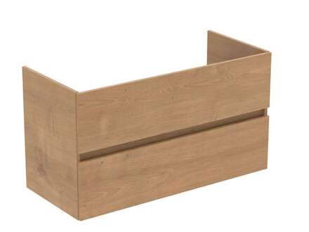 Ideal Standard Eurovit+ - Umyvadlová skříňka, 55x100x44 cm, 2 zásuvky, dub R0265Y8