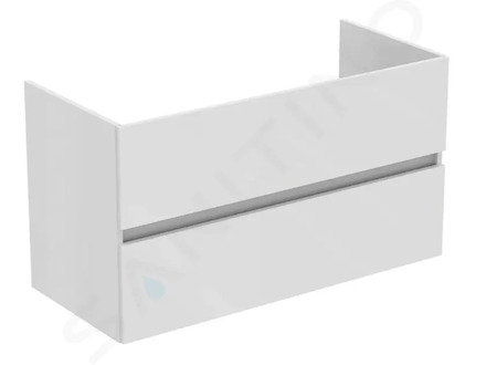 Ideal Standard Eurovit - Umyvadlová skříňka, 55x100x44 cm, 2 zásuvky, lesklá bílá R0265WG