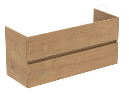 Ideal Standard Eurovit - Umyvadlová skříňka, 55x120x44 cm, 2 zásuvky, dub R0266Y8