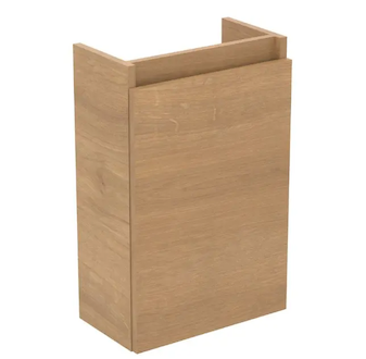 Ideal Standard Eurovit+ - Umyvadlová skříňka, 55x35x20 cm, 1 dvířka, panty L/P, dub R0271Y8