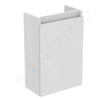 Ideal Standard Eurovit - Umyvadlová skříňka, 55x35x20 cm, 1 dvířka, panty L/P, lesklá bílá R0271WG