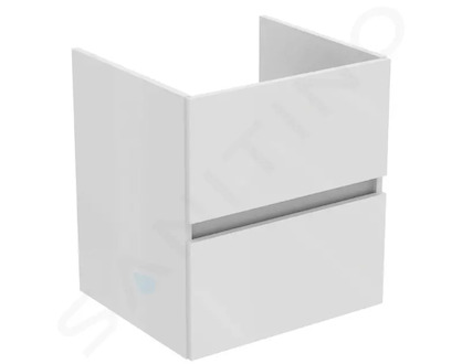 Ideal Standard Eurovit - Umyvadlová skříňka, 55x50x44 cm, 2 zásuvky, lesklá bílá R0256WG