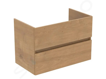 Ideal Standard Eurovit - Umyvadlová skříňka, 55x80x44 cm, 2 zásuvky, dub R0263Y8