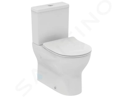 Ideal Standard Eurovit - WC kombi se sedátkem SoftClose, vario odpad, RimLS+, bílá E336301