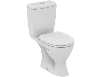 Ideal Standard Eurovit+ - WC kombi se sedátkem, zadní odpad, bílá V337001