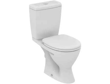 Ideal Standard Eurovit+ - WC kombi se sedátkem, zadní odpad, bílá V337001