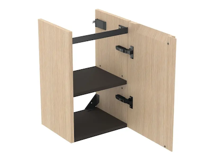 Ideal Standard Finesse - Skříňka pod umývátko, 35x31x55 cm, 1 dvířka, panty vpravo, bílý dub E3403US