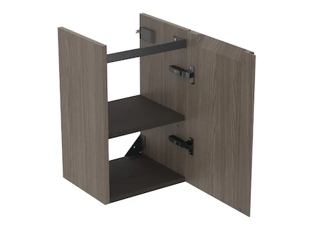 Ideal Standard Finesse - Skříňka pod umývátko, 35x31x55 cm, 1 dvířka, panty vpravo, Dark Elm E3403UR