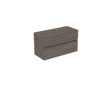 Ideal Standard Finesse - Umyvadlová skříňka, 100x44x56 cm, 2 zásuvky, Dark Elm E3424UR