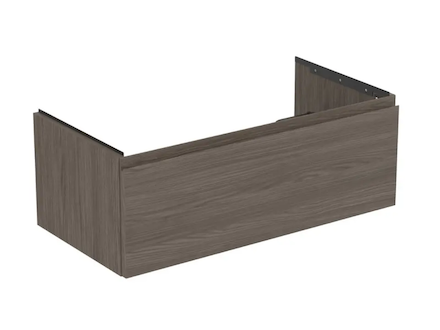 Ideal Standard Finesse - Umyvadlová skříňka, 100x51x37 cm, 1 zásuvka, Dark Elm E3393UR