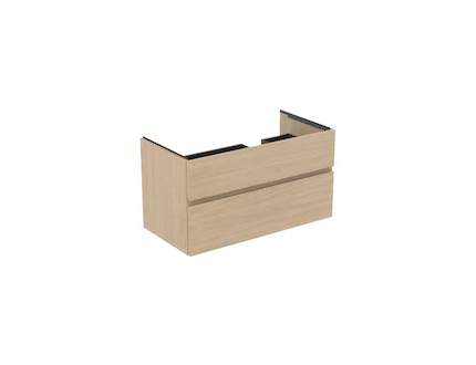 Ideal Standard Finesse - Umyvadlová skříňka 100x51x55 cm, 2 zásuvky, bílý dub E3446US