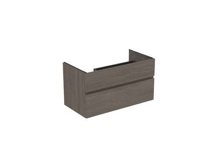 Ideal Standard Finesse - Umyvadlová skříňka 100x51x55 cm, 2 zásuvky, Dark Elm E3445UR