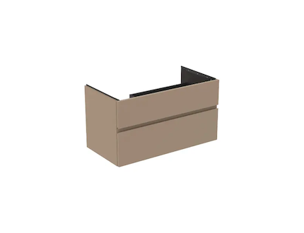 Ideal Standard Finesse - Umyvadlová skříňka 100x51x55 cm, 2 zásuvky, Matt Greige E3445UP