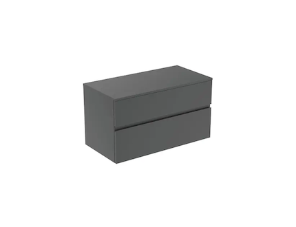 Ideal Standard Finesse - Umyvadlová skříňka, 100x51x56 cm, 2 zásuvky, matný antracit E3435Y2