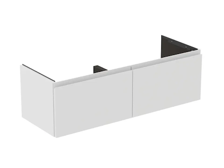 Ideal Standard Finesse - Umyvadlová skříňka, 120x44x37 cm, 2 zásuvky, matná bílá E3389Y1