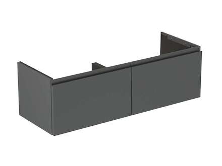 Ideal Standard Finesse - Umyvadlová skříňka, 120x44x37 cm, 2 zásuvky, matný antracit E3389Y2