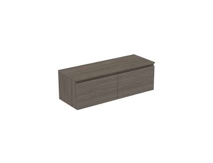 Ideal Standard Finesse - Umyvadlová skříňka, 120x44x39 cm, 2 zásuvky, Dark Elm E3425UR