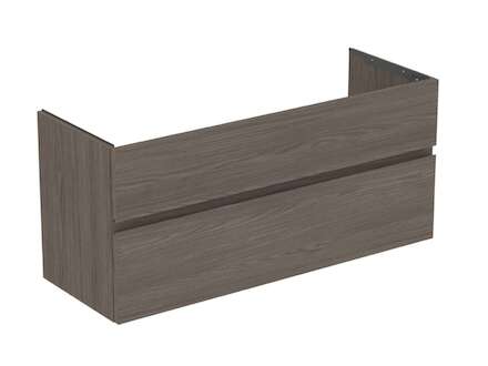 Ideal Standard Finesse - Umyvadlová skříňka, 120x44x55 cm, 2 zásuvky, Dark Elm E3385UR