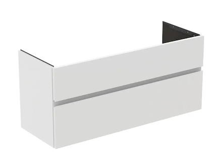 Ideal Standard Finesse - Umyvadlová skříňka, 120x44x55 cm, 2 zásuvky, matná bílá E3385Y1