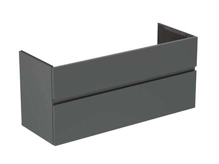 Ideal Standard Finesse - Umyvadlová skříňka, 120x44x55 cm, 2 zásuvky, matný antracit E3385Y2