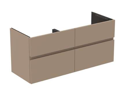 Ideal Standard Finesse - Umyvadlová skříňka, 120x44x55 cm, 4 zásuvky, Matt Greige E3390UP