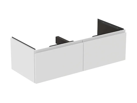 Ideal Standard Finesse - Umyvadlová skříňka, 120x51x37 cm, 2 zásuvky, matná bílá E3398Y1