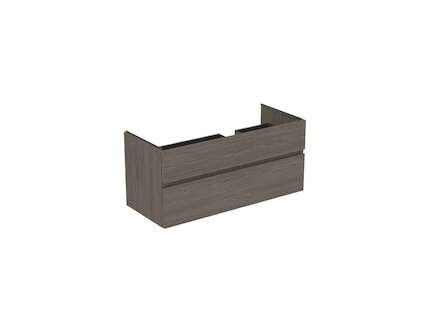 Ideal Standard Finesse - Umyvadlová skříňka 120x51x55 cm, 2 zásuvky, Dark Elm E3448UR