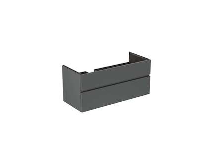 Ideal Standard Finesse - Umyvadlová skříňka 120x51x55 cm, 2 zásuvky, matný antracit E3447Y2