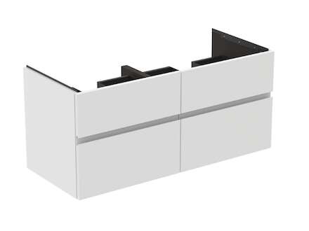 Ideal Standard Finesse - Umyvadlová skříňka, 120x51x55 cm, 4 zásuvky, matná bílá E3399Y1