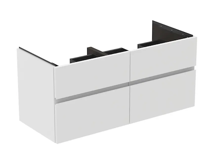 Ideal Standard Finesse - Umyvadlová skříňka, 120x51x55 cm, 4 zásuvky, matná bílá E3399Y1