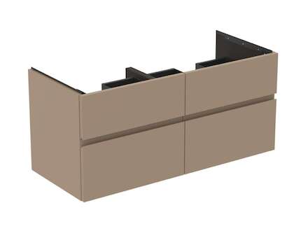 Ideal Standard Finesse - Umyvadlová skříňka, 120x51x55 cm, 4 zásuvky, Matt Greige E3399UP