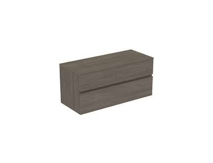 Ideal Standard Finesse - Umyvadlová skříňka, 120x51x56 cm, 2 zásuvky, Dark Elm E3431UR