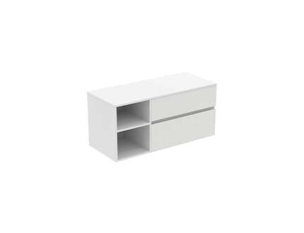 Ideal Standard Finesse - Umyvadlová skříňka, 120x51x56 cm, 2 zásuvky, matná bílá E3438Y1