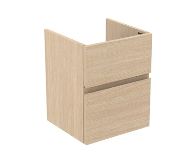 Ideal Standard Finesse - Umyvadlová skříňka, 43x40x54 cm, 2 zásuvky, bílý dub E3405US