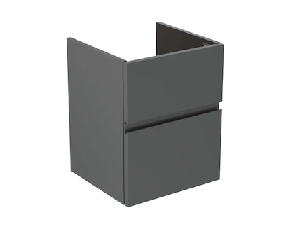 Ideal Standard Finesse - Umyvadlová skříňka, 43x40x54 cm, 2 zásuvky, matný antracit E3405Y2