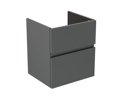 Ideal Standard Finesse - Umyvadlová skříňka, 48x41x54 cm, 2 zásuvky, matný antracit E3407Y2