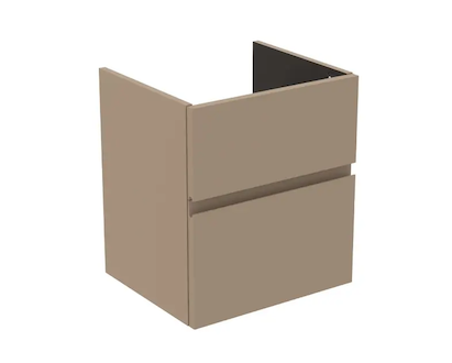 Ideal Standard Finesse - Umyvadlová skříňka, 48x41x54 cm, 2 zásuvky, Matt Greige E3407UP