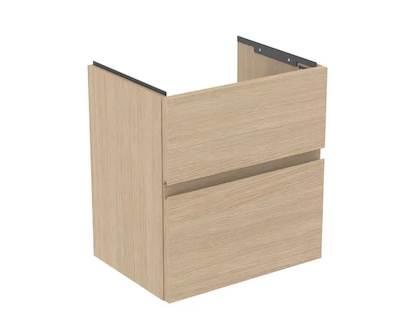 Ideal Standard Finesse - Umyvadlová skříňka, 50x38x55 cm, 2 zásuvky, bílý dub E3378US