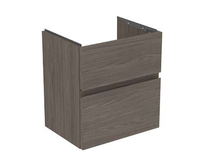 Ideal Standard Finesse - Umyvadlová skříňka, 50x38x55 cm, 2 zásuvky, Dark Elm E3378UR