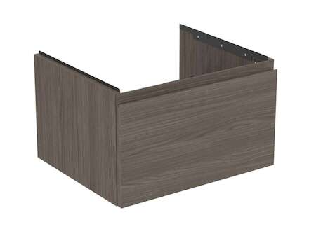Ideal Standard Finesse - Umyvadlová skříňka, 60x51x37 cm, 1 zásuvka, Dark Elm E3391UR