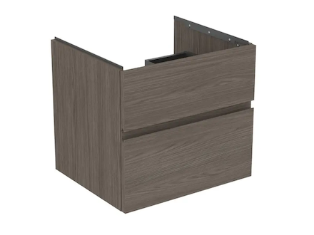 Ideal Standard Finesse - Umyvadlová skříňka, 60x51x55 cm, 2 zásuvky, Dark Elm E3395UR