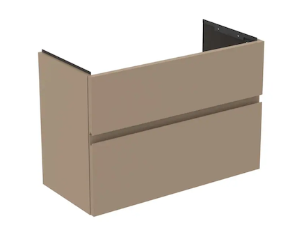 Ideal Standard Finesse - Umyvadlová skříňka, 80x38x55 cm, 2 zásuvky, Matt Greige E3380UP