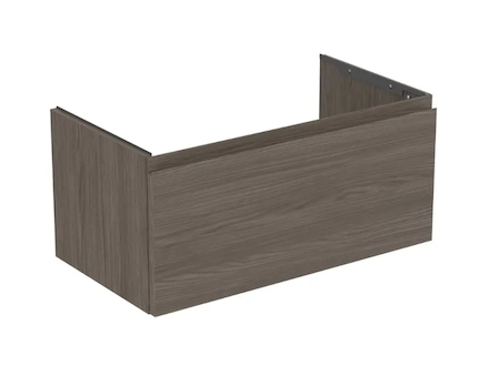 Ideal Standard Finesse - Umyvadlová skříňka, 80x44x38 cm, 1 zásuvka, Dark Elm E3383UR