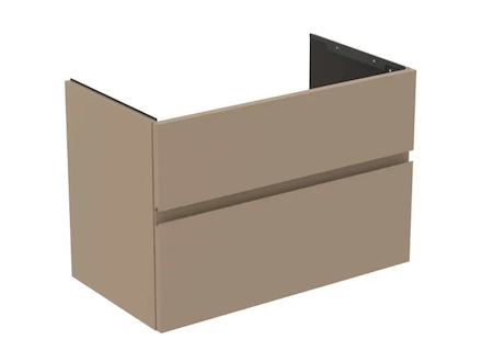 Ideal Standard Finesse - Umyvadlová skříňka, 80x44x55 cm, 2 zásuvky, Matt Greige E3387UP